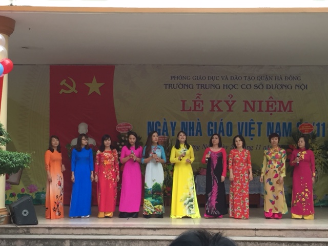 Trường THCS Dương Nội kỷ niệm 35 năm ngày Nhà giáo Việt Nam